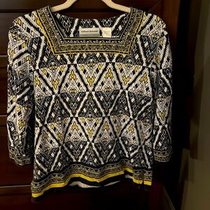 Alfred Dunner beautiful blouse Petite small